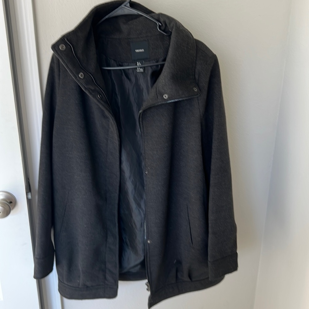 Dark grey coat